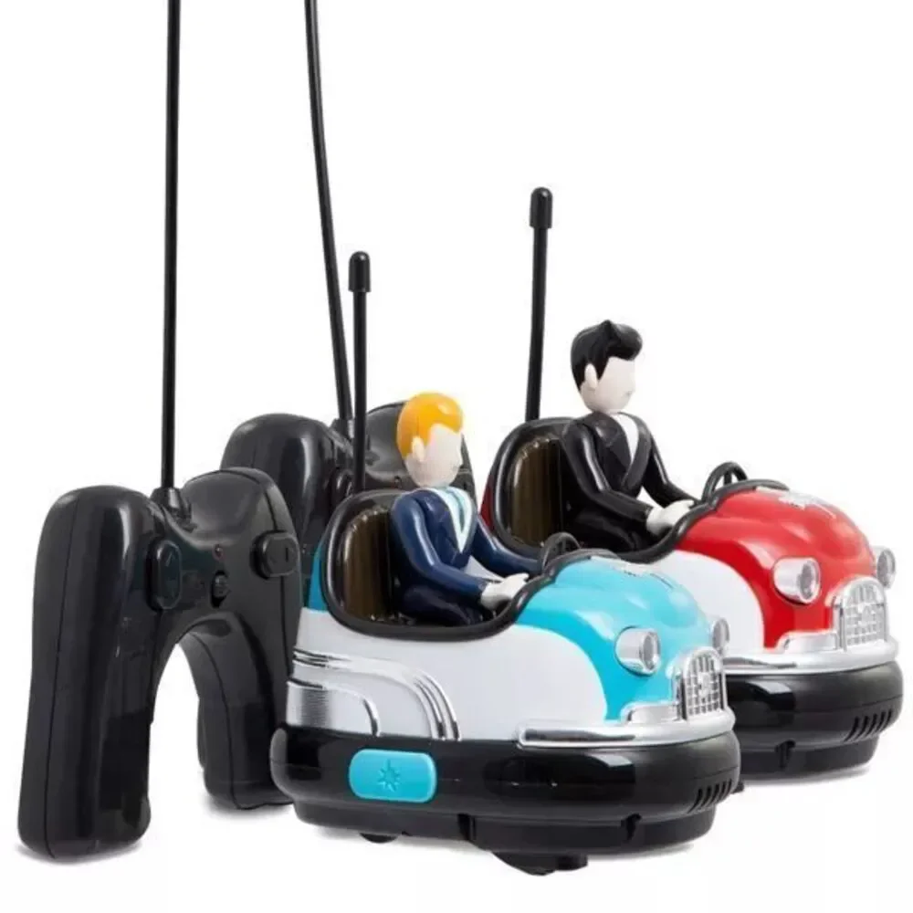 FAO Schwarz 2-Pack Bumper Cars –‎ Dual Remote Control Vehicles for Boys & Girls